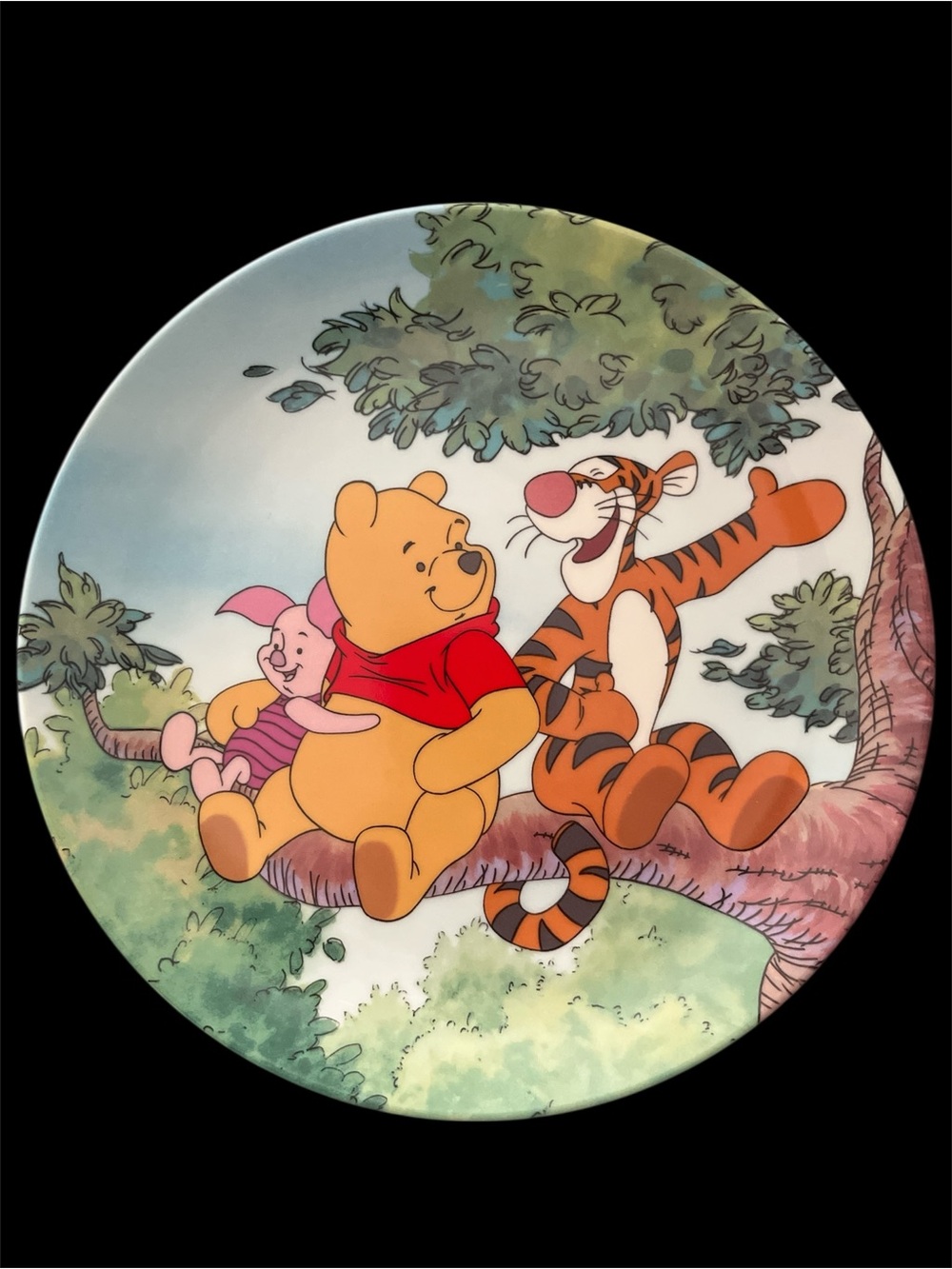 Winnie the Pooh & Tigger Decorative Plate - “Tree Top Trio”